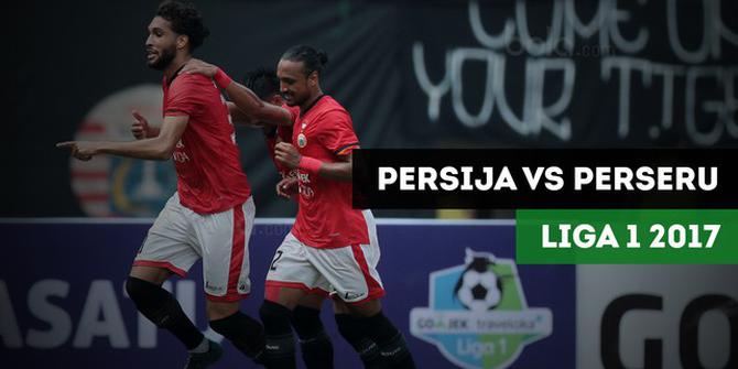 VIDEO: Highlights Liga 1 2017, Persija Jakarta vs Perseru Serui 1-0