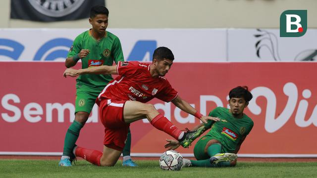 Foto: Fabiano Beltrame Gagal Eksekusi Penalti, Persis Solo Ditahan Imbang Tanpa Gol di Laga Pembuka Piala Presiden 2022