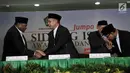 Suasana usai pengumuman hasil Sidang Isbat, Jakarta, Selasa (15/5). Pemerintah menetapkan awal Ramadan pada Kamis, 17 Mei 2018. (Merdeka.com/Iqbal Nugroho)