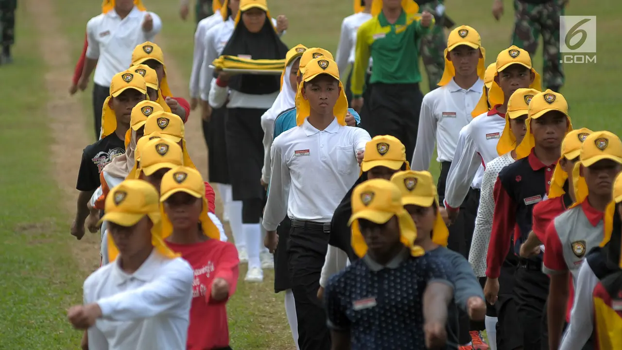 Calon Paskibraka Terus Matangkan Latihan Menaikan Bendera