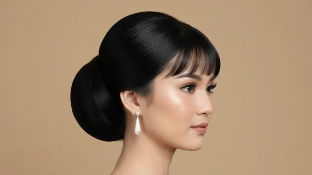 Model Rambut Cepol untuk Kondangan by gemini