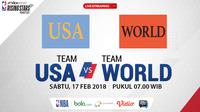 NBA ALL STAR_USA Vs World (Bola.com/Adreanus Titus)