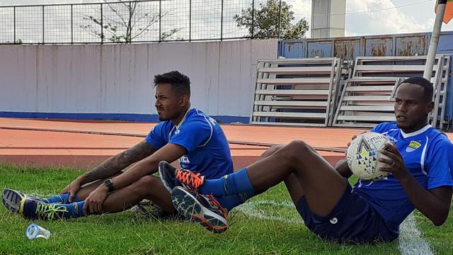 Dua pemain anyar Persib Bandung asal Brasil, Wander Luiz dan Joel Vinicius.