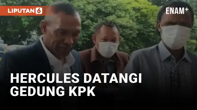 VIDEO: Hercules Penuhi Panggilan Penyidik KPK