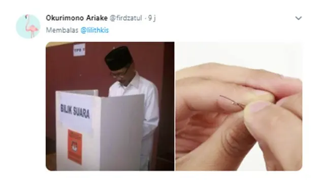 Cuitan kocak (Sumber: Twitter/ @firdzatul)