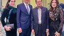 Basuki Tjahaja Purnama atau Ahok hadir di ulang tahun Ashanty bersama sang istri, Puput. Keduanya pun tampil serasi dengan outfit yang dikenakan.  [Instagram/@btpnd]