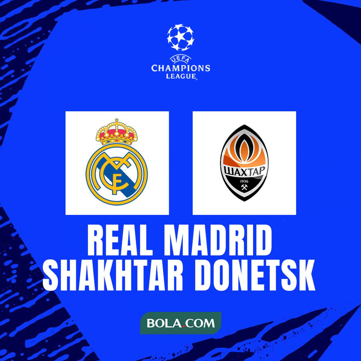 real madrid starting 11 vs shakhtar donetsk