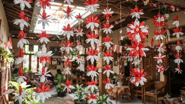 Ide Hiasan 17 Agustus dari Botol Plastik Bekas