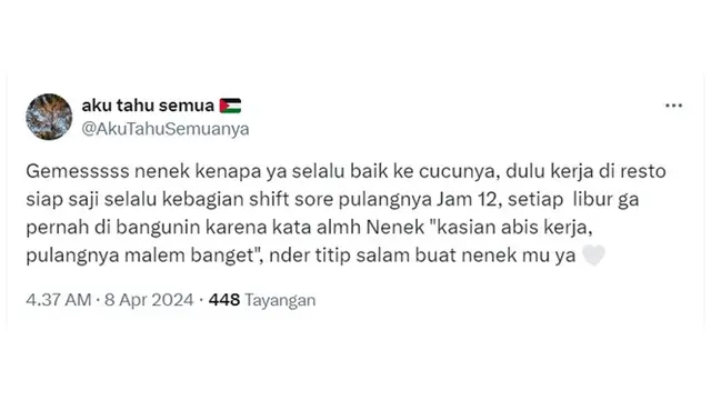 6 Bentuk Kasih Sayang Nenek kepada Cucunya, Selalu Dirasakan ketika Mudik
