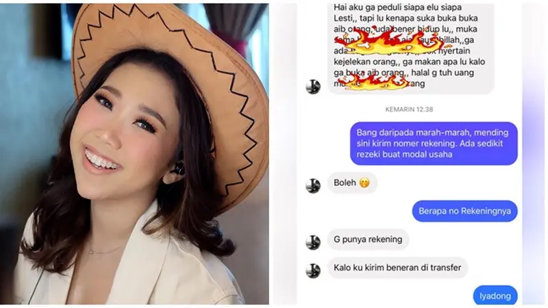 Tak Marah Dihujat, Ini 6 Tangkapan Layar Kiky Saputri Bagi-Bagi Uang ke Fans Leslar