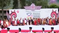 Presiden Jokowi meminta Karnaval Kemerdekaan lebih sering digelar. 