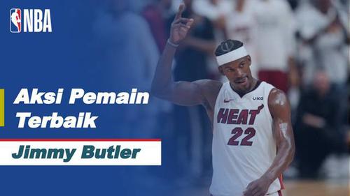 VIDEO: Aksi Jimmy Butler di Laga Miami Heat Vs Milwaukee Bucks di NBA Playoffs Gim Kelima