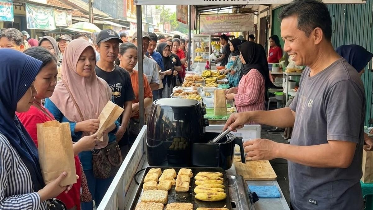 15 Ide Jualan Makanan Gorengan Tanpa Minyak Banyak, Bisnis Kuliner Sehat 2026