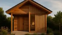 8 Desain Rumah Kecil dari Kayu dan Bambu yang Tetap Modern, Inspirasi Hunian di 2025 yang Unik dan Cantik