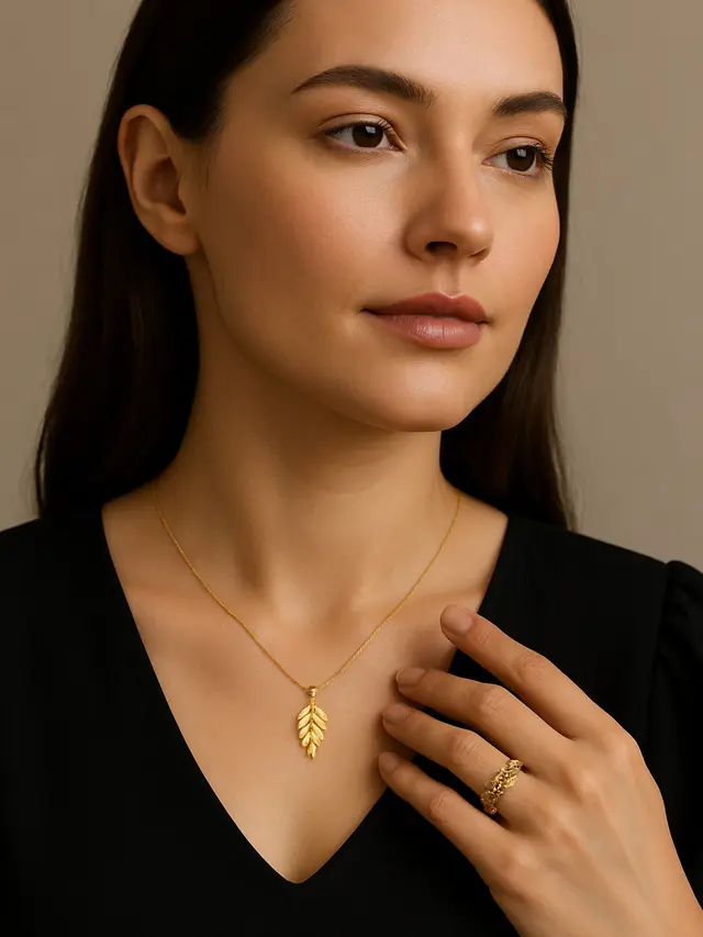 Model Kalung dan Cincin 3 Gram