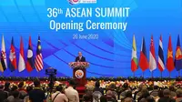 PM Vietnam Nguyen Xuan Phuc dalam KTT ASEAN 36 pada Kamis 26 Juni 2020. (Source: ASEAN 2020 Vietnam)