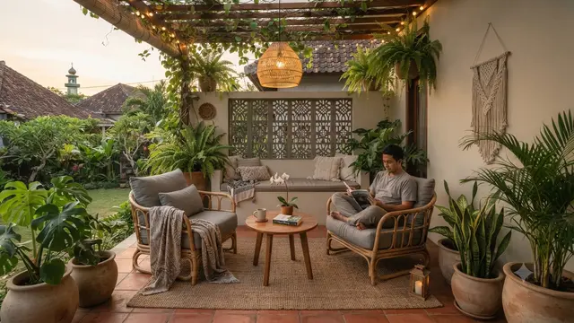 Cara Membuat Teras Terlihat seperti Area Lounge Hotel Model Prinsip-Prinsip yang HArus Diperhatikan