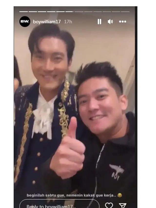 Sering Disebut Kembar, Ini 7 Momen Kebersamaan Boy William dan Siwon Super Junior