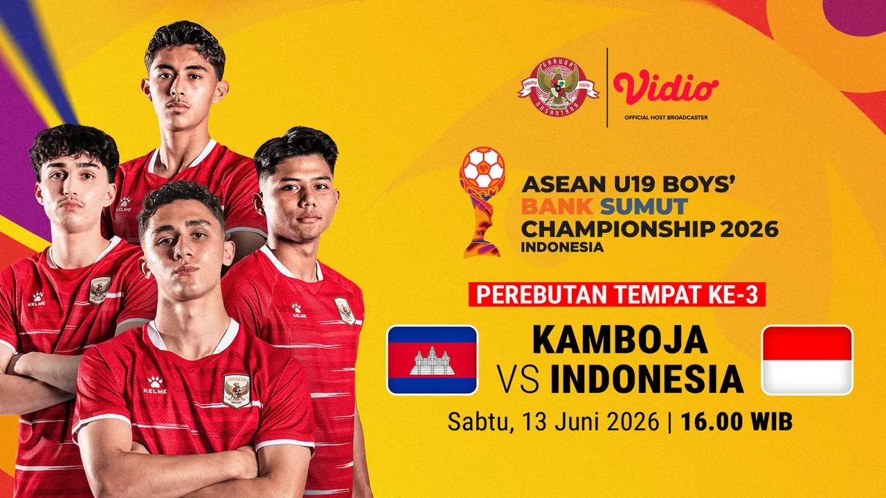 3rd Place - ASEAN U19 Boys Championship 2026: Kamboja vs Indonesia