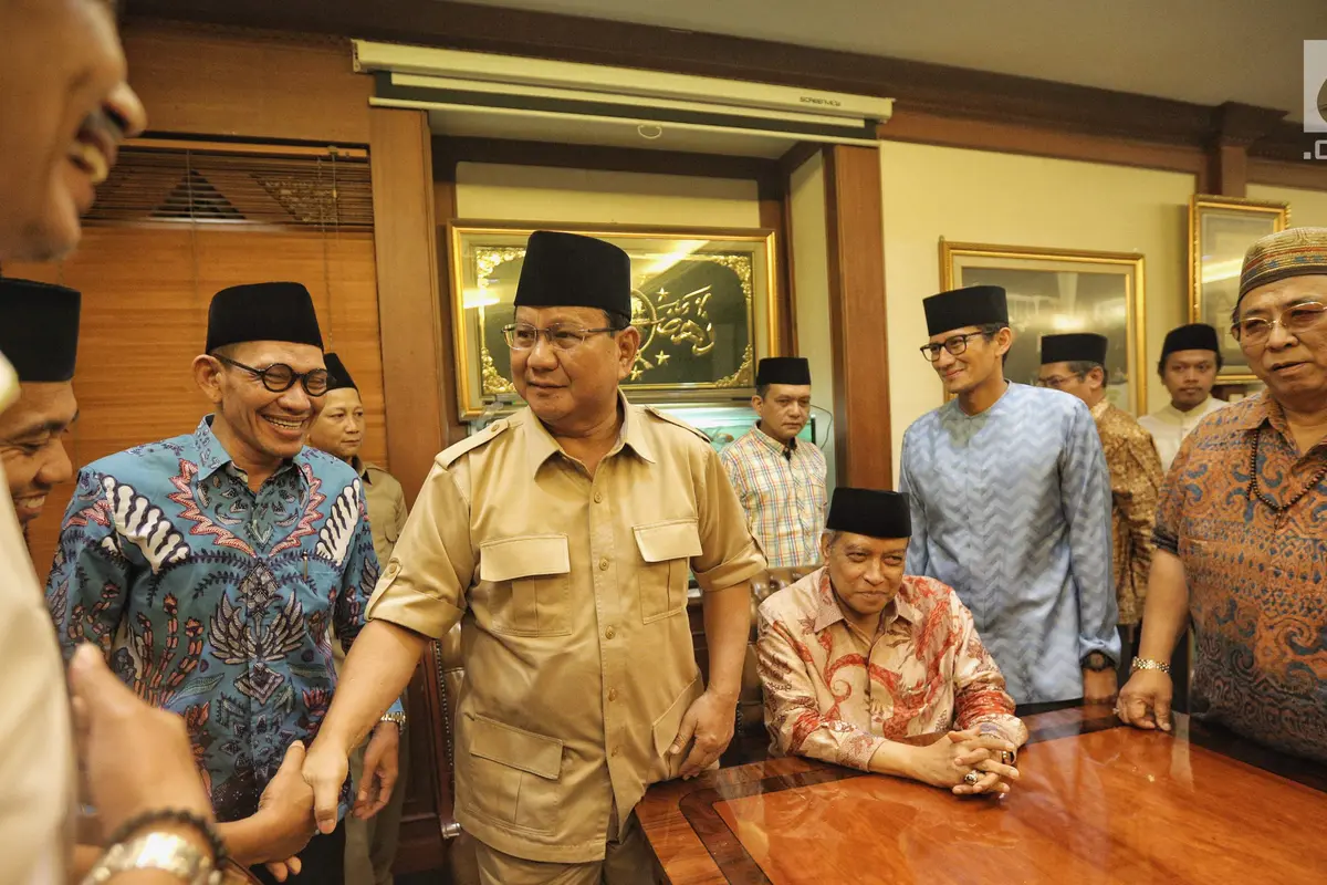 Prabowo dan Sandiaga Temui Ketum PBNU Said Aqil Siroj