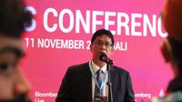 Ketua Dewan Komisioner LPS Purbaya Yudhi Sadewa. LPS bersama dengan Bloomberg menggelar LPS-Bloomberg CEO Forum 2022, di Bali, pada 11 November 2022 sekaligus mempromosikan Ibu Kota Negara (IKN) kepada calon investor.