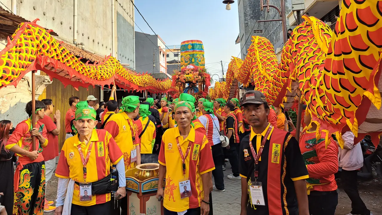 Gelaran 12 Tahunan Gotong Toapekong, Budaya Cina Benteng di Tangerang