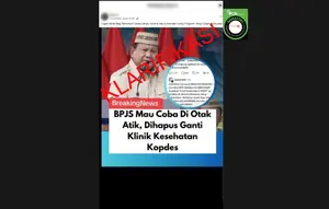 Cek Fakta: Klarifikasi BPJS Dihapus dan Diganti Klinik Kesehatan Kopdes