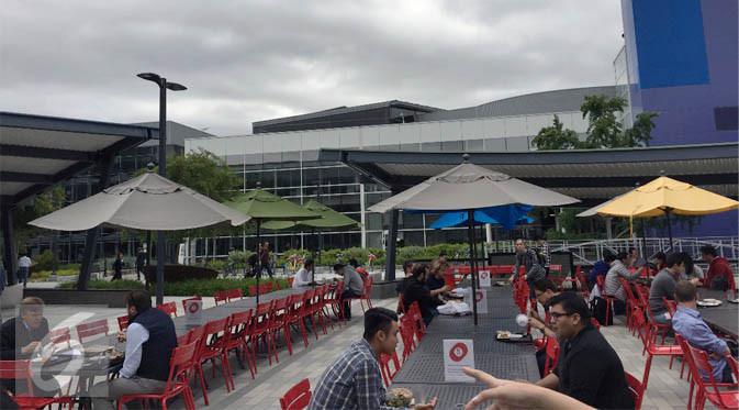 Suasana kantor pusat Google di Googleplex, Mountain View, Palo Alto, California. Liputan6.com/Jeko Iqbal Reza
