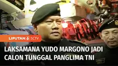 Presiden Joko Widodo mengajukan calon tunggal Kepala Staf TNI Angkatan Laut, Laksamana Yudo Margono, sebagai calon tunggal Panglima TNI, menggantikan Jenderal Andika Perkasa. Selanjutnya, Komisi I DPR segera menggelar uji kelayakan, sebelum menyetuju...