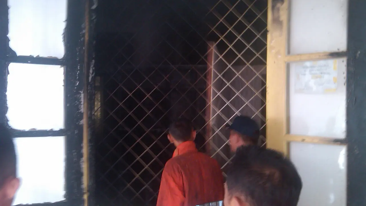 Kebakaran Pendopo Lama Gubernur Banten