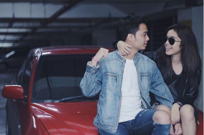 Fay Nabila dan kekasihnya. (Instagram - @faynabilarizka)
