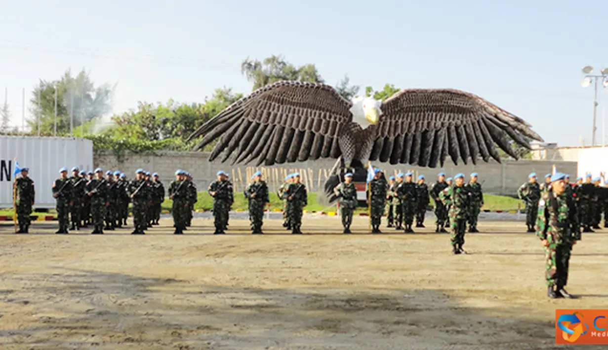 Citizen6, Haiti: Sebanyak 21 Personel TNI AL yang tergabung dalam Satgas Kizi TNI Konga XXXII-A/Minustah dan berasal dari satuan Mabes TNI mengucapkan “Dirgahayu ke-67 TNI AL”. (Pengirim: Badarudin Bakri).