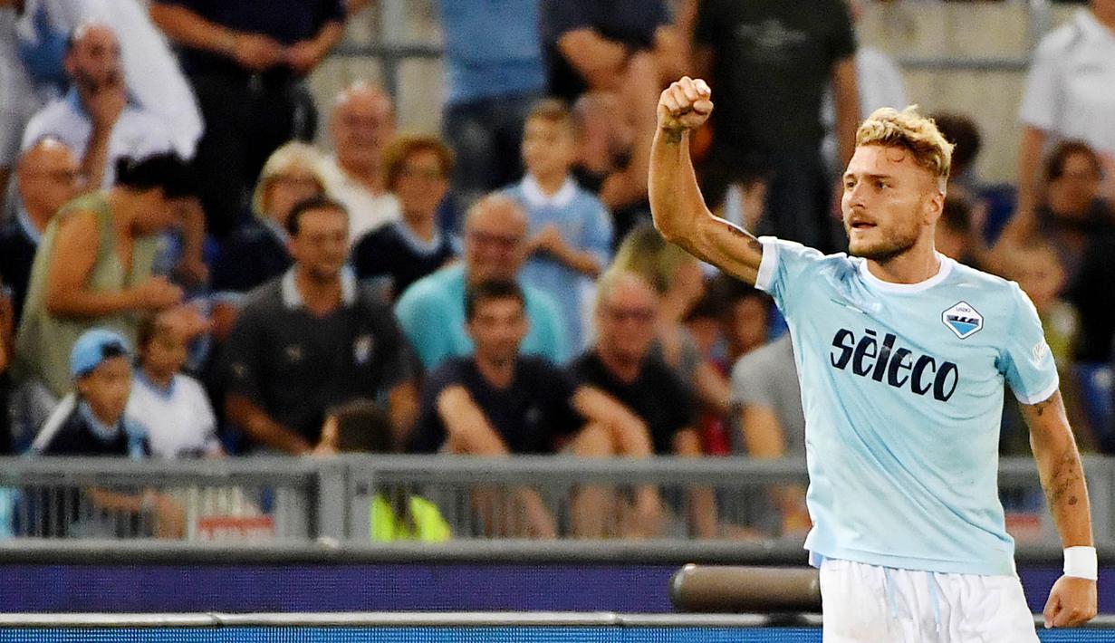 2. Ciro Immobile (Lazio) - 9 Gol. (AFP/Alberto Pizzoli)