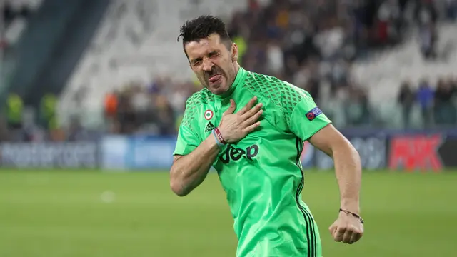 Ekspresi Buffon saat Bawa Juventus ke Final Liga Champions