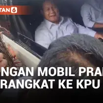 Prabowo-Gibran Berangkat ke KPU