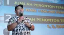 "Sebagai The Last Warkop yang masih hidup, saya bangga. Ketika ditanya apa arti legend buat Warkop saya bingung menjawabnya. Ternyata inilah jawabannya," ujar Indro. (Adrian Putra/Bintang.com)