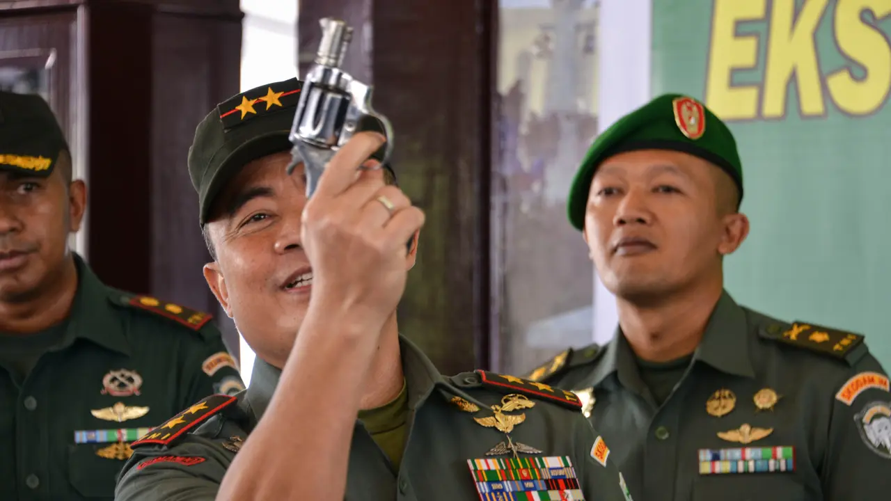 Kodam Iskandar Muda Terima Senjata Bekas Konflik Aceh