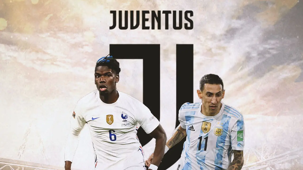 Juventus - Paul Pogba dan Angel Di Maria