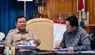Prabowo Beri Pesan Khusus ke Erick Thohir: Benahi Kompetisi demi Timnas Indonesia Lolos ke Piala Dunia
