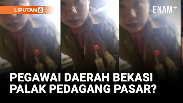 VIDEO: Ngaku Pemerintah Daerah, Seorang Pria Minta THR ke Pedagang di Bekasi