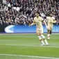 Joao Felix mencetak gol Chelsea dalam pertandingan Liga Inggris melawan West Ham United di London Stadium, Sabtu, 11 Februari 2023. (Ian Kington / AFP)