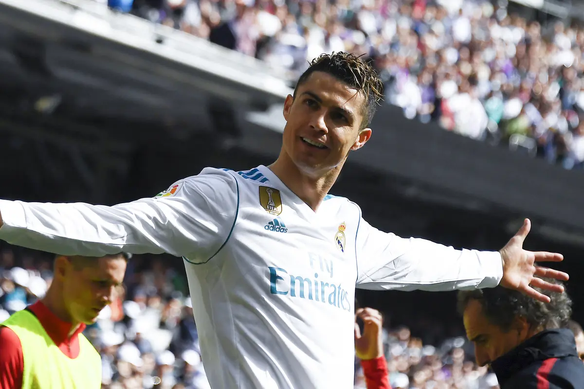 FOTO: Ronaldo dan Griezmann Cetak Gol, Derby Madrid Berakhir Imbang