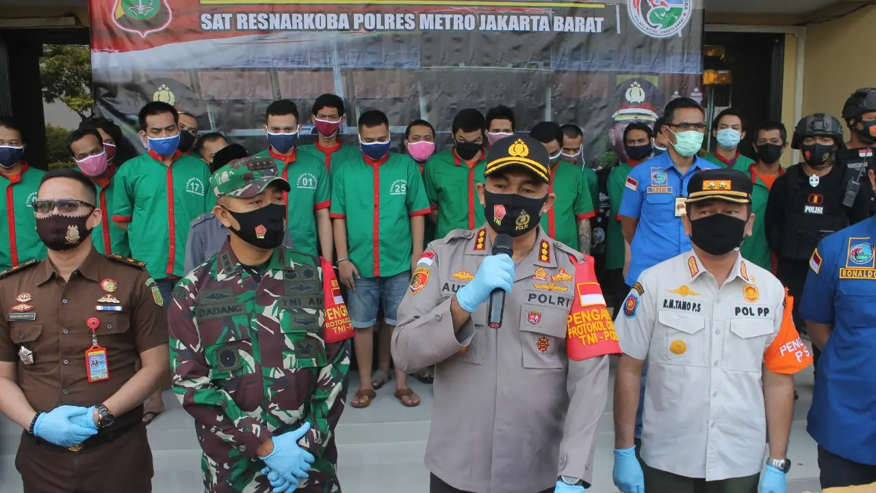 Polres Jakbar Musnahkan Ratusan Kilo Narkoba