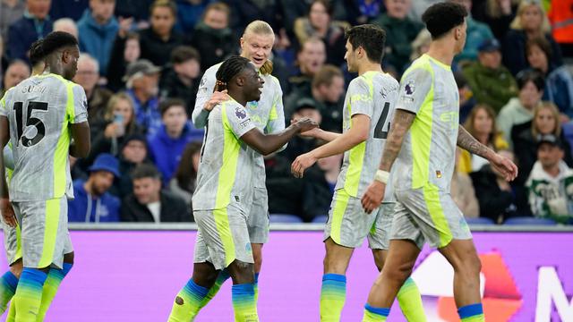 Everton vs Man City Jeremy Doku