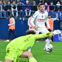 Kemenangan besar ini terjadi pada Rabu, 14 Januari 2026. Marseille tampil dominan menghadapi lawan dari divisi keenam tanpa memberi celah perlawanan berarti. (AFP/Lou Benoist)