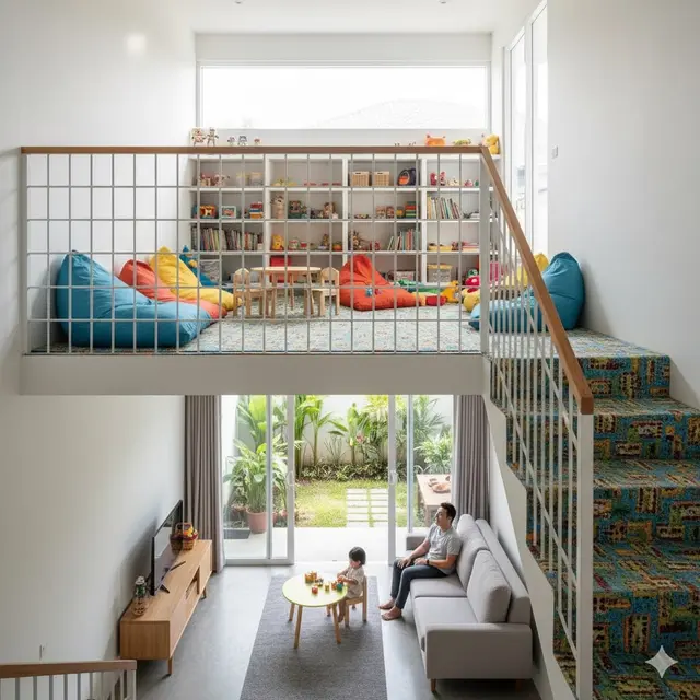 Inspirasi Desain Rumah Mezzanine Hemat Biaya dengan Ruang Multifungsi