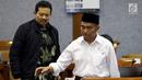 Menteri Pendidikan dan Kebudayaan Muhadjir Effendy bersiap mengikuti rapat kerja dengan Komisi X DPR di Kompleks Parlemen, Senayan, Jakarta, Rabu (4/9/2019). Rapat membahas Rencana Kerja dan Anggaran Kementerian dan Lembaga (RKAKL) Tahun 2020. (Liputan6.com/Johan Tallo)