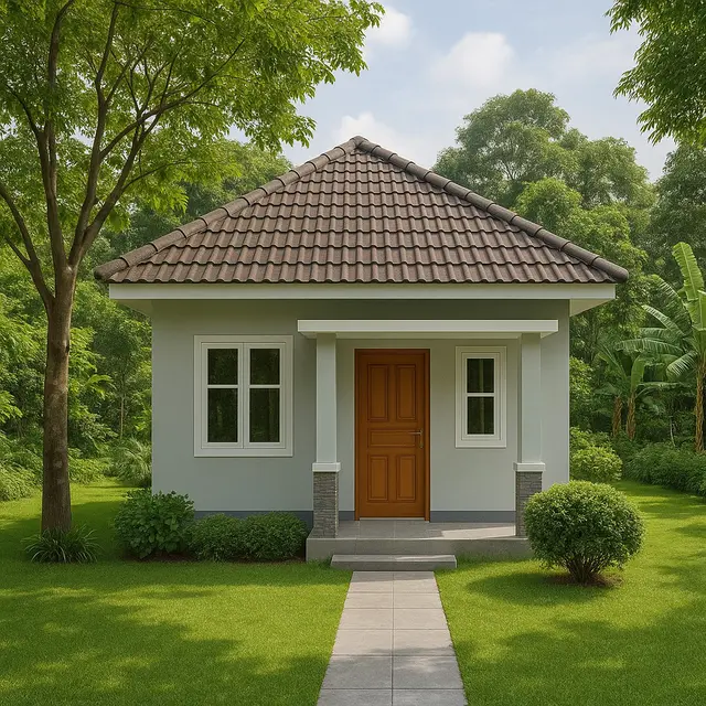 Inspirasi Rumah Sederhana Ukuran 6x9 Model Sekarang di Desa