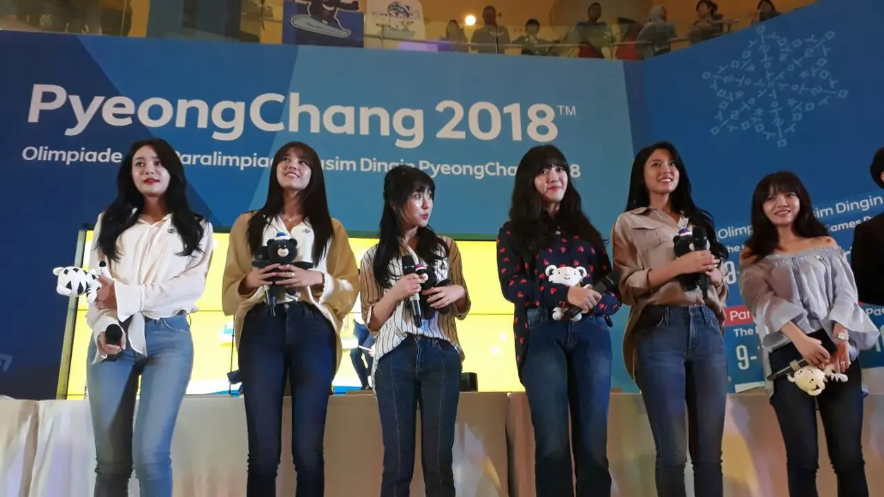 Penampilan AOA di Indonesia dalam rangka promosi olimpiade musim dingin Pyeongchang