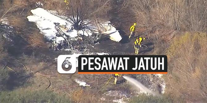VIDEO: Pesawat Jatuh di California, 4 Tewas